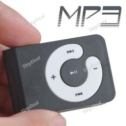 "C" Keys Rectangular Shaped Clip MP3 Music Player with...